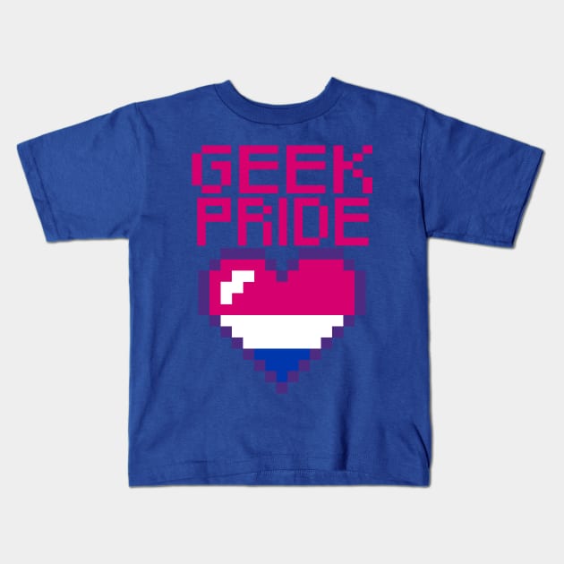 Geek Pride - BiSexual Pride Kids T-Shirt by stateements